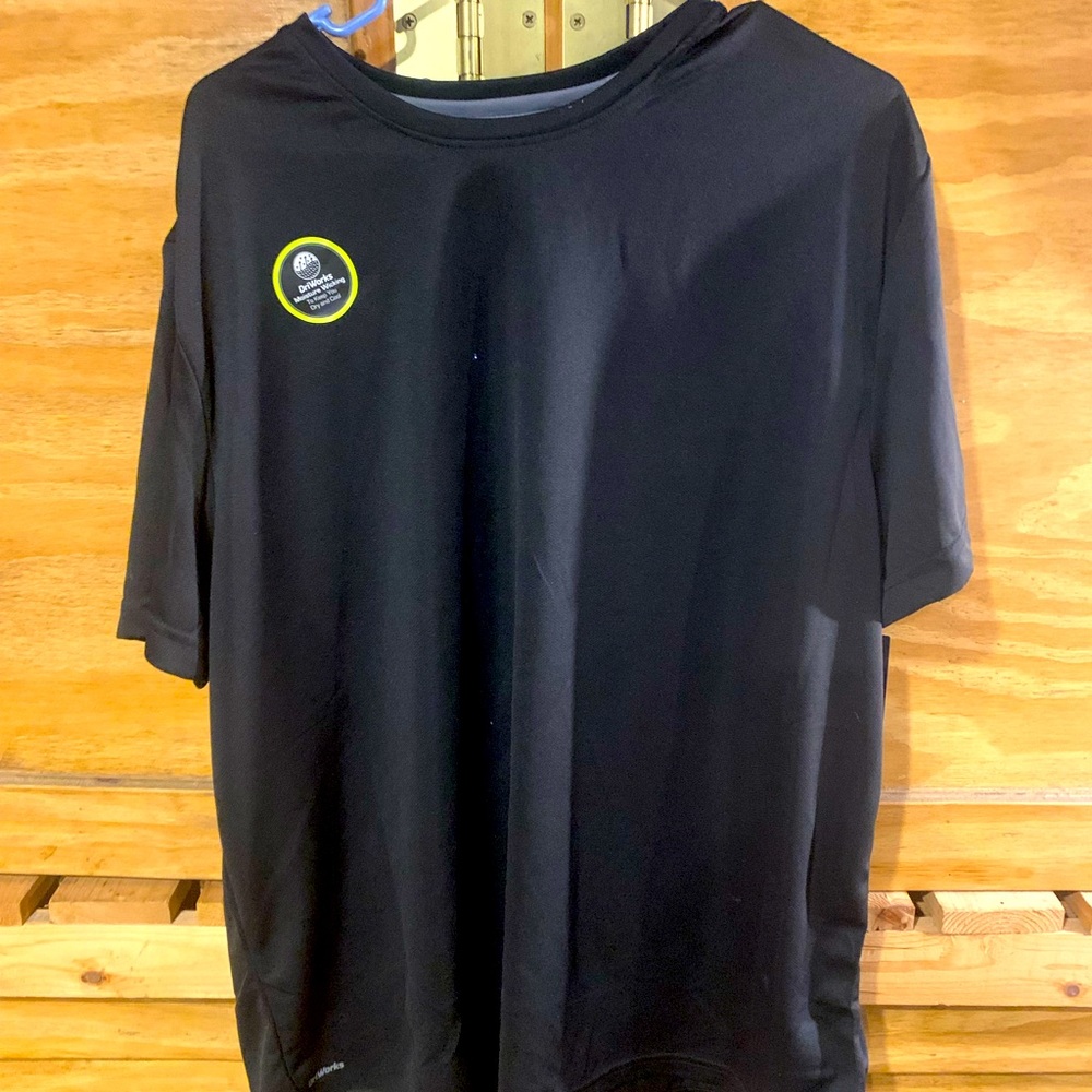 Athletic dry works black T-shirt with tags 3XL